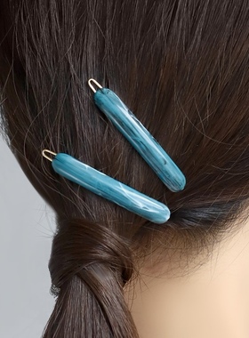 日本本土ane mone法式高品质优雅侧边弹簧夹后脑勺碎发夹发饰