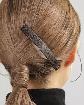 日本本土Ane mone法国制亮闪气质发夹女马尾弹簧夹百搭发卡