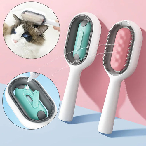 Pet Grooming Brush Self Cleaning Cat Brush General Double Si
