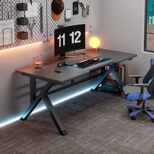 computer desk书桌 Desk office wooden study home simple table