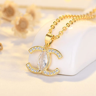 Pendant Necklace Chain New Women Silver For Wed Sterling