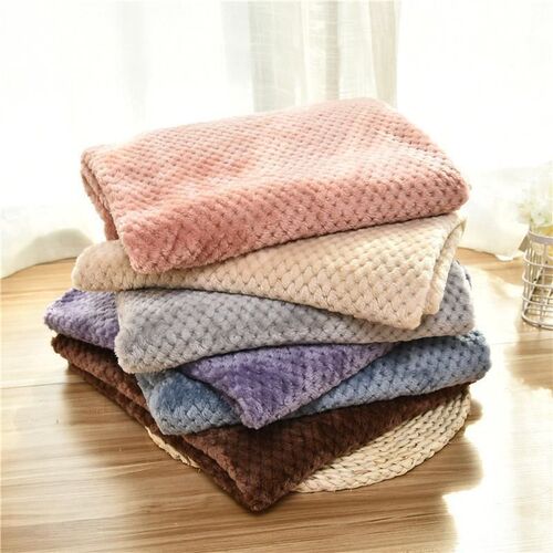 Soft Coral Fleece Sleeping Dog Bed Blanket For Small Medium
