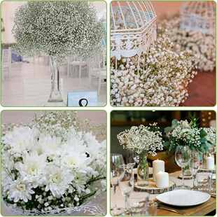 Artificial plastics Flower gypsophila Outdoor Garden Courtya