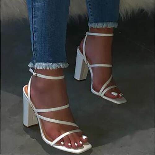 Block Heel Women Shoes Zapatos De Mujer Sandalias De Tacon S
