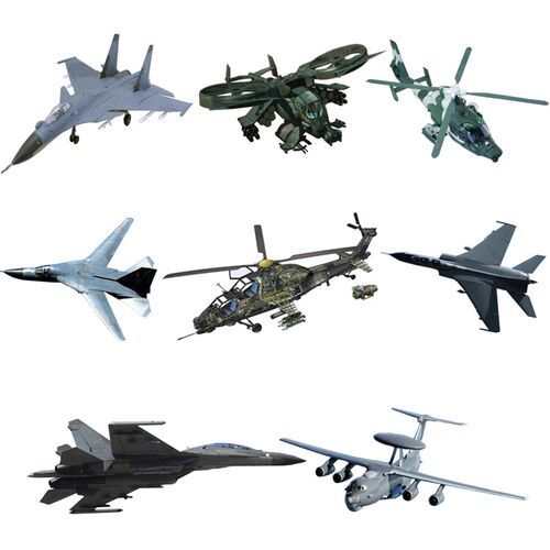 1pcs Mini Aircraft Model Building Assembling JH-7 JK-2000 Z-