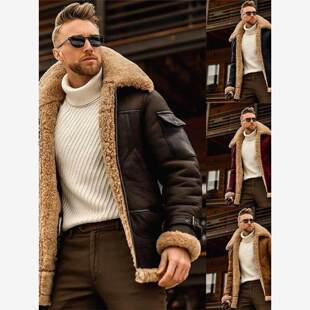 Fur Men Autumn Thickened New Coat Jacke Winter