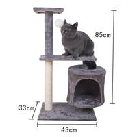 Cat Tree Play House Condo Cube Cave Platform Scratcher Post thumbnail 2