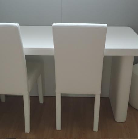 洽谈桌软包洗手池谈话室软包桌椅询问室防撞软包桌椅软包桌阻燃