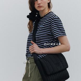 ZEO 韩国代购 sienne 官网直邮 Cross Padding 羽绒棉单肩斜挎包