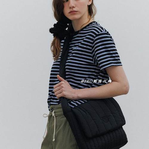 sienne韩国代购羽绒棉单肩斜挎包