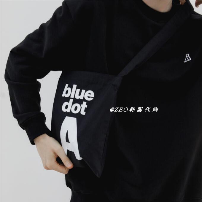 韩国代购 ins小众设计 ALAND简约A字母布包单肩斜挎环保购物袋-封面