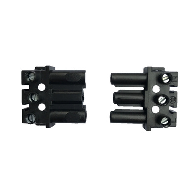 三芯大功率公母对接插头250V/16A照明灯具电线连接器快速接线端子