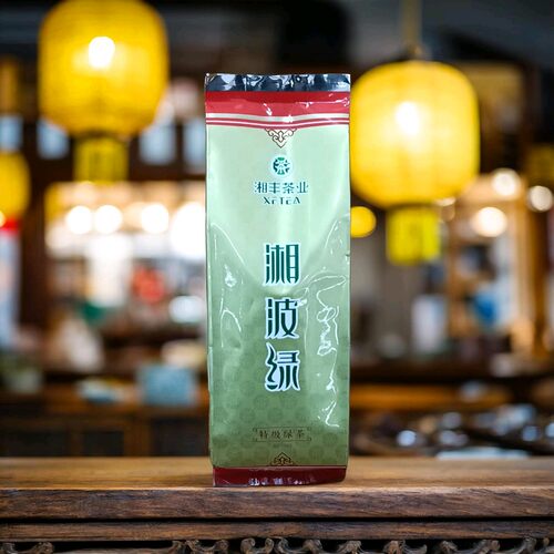 新茶叶湘波绿袋装特级绿茶200g