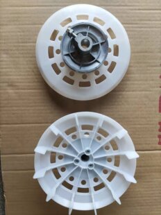 包邮洗衣机洗涤皮带轮电机马达铁风叶风扇散热轮通用洗衣机配件