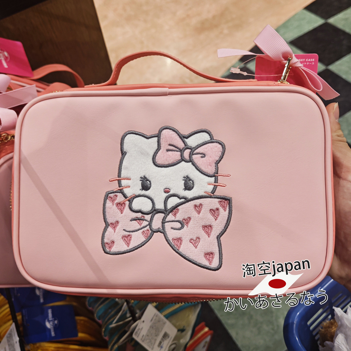 日本购 USJ大阪环球影城 HelloKitty猫收纳包化妆包