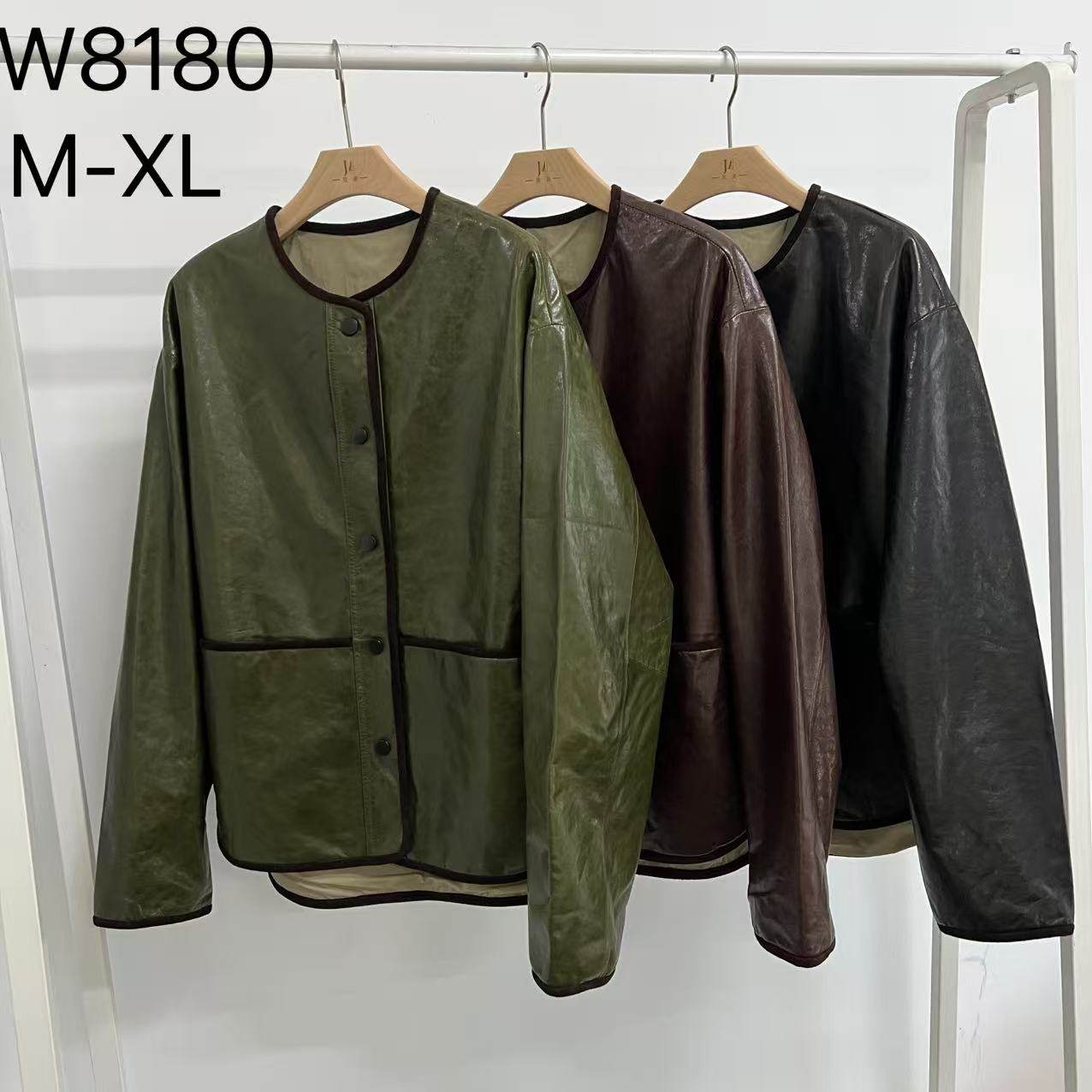 【来了就好】油蜡小羊皮外套W8180,女装/女士精品,短外套,淘宝优惠券,粉丝福利购,淘宝优惠卷