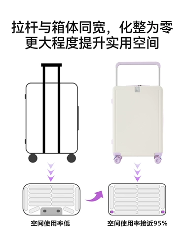 Вместительный и большой универсальный чемодан для путешествий, 20 дюймов, 26 дюймов