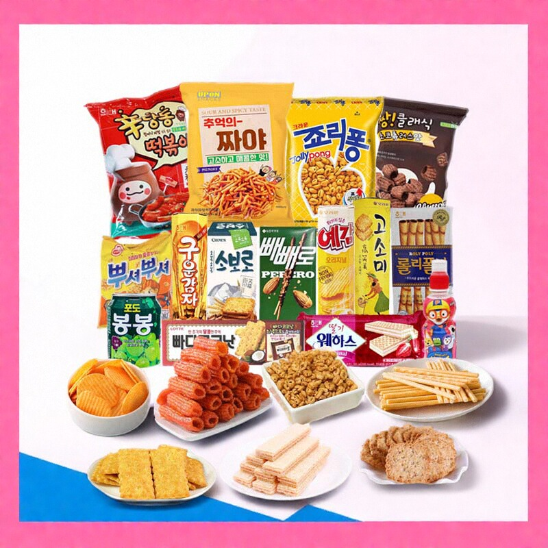 韩国进口零食大礼包中秋礼物盒整箱送儿童节奖励孩子健康营养小吃
