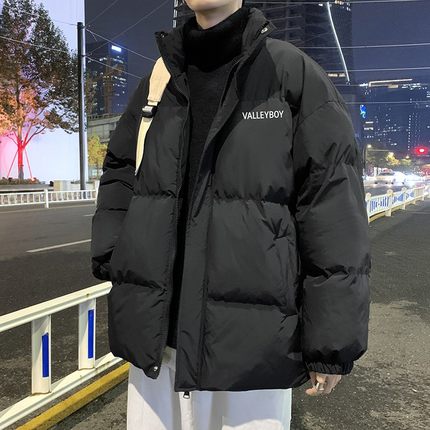 羽绒服男款冬季2025新款情侣保暖加厚美式高街外套青少年冬装棉服