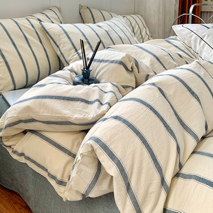 南通文汇萱纺织品有限公司日式水洗棉四件套纯棉全棉2023新款