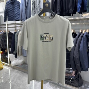 卡通风短袖 专柜余单 T恤夏圆领透气凉感舒适印花2W054A H系剪