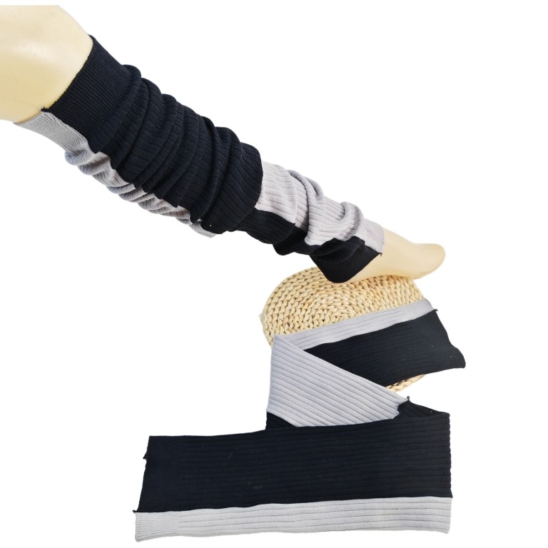 限量版腿套女乞丐拼接款黑灰超长护膝袜套新款,女士内衣/男士内衣/家居服,长筒袜,淘宝优惠券,粉丝福利购,淘宝优惠卷