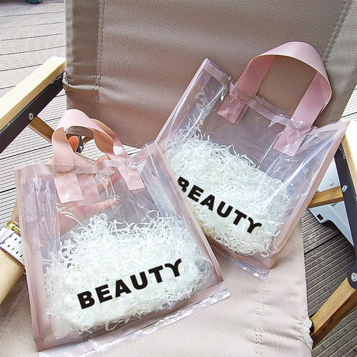 简约ins网红风服装店手提袋免税店礼品袋定制LOGO塑料袋胶袋袋子