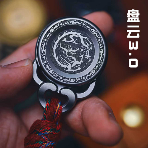 YEDC盘云3.0推牌棘轮金属解压edc