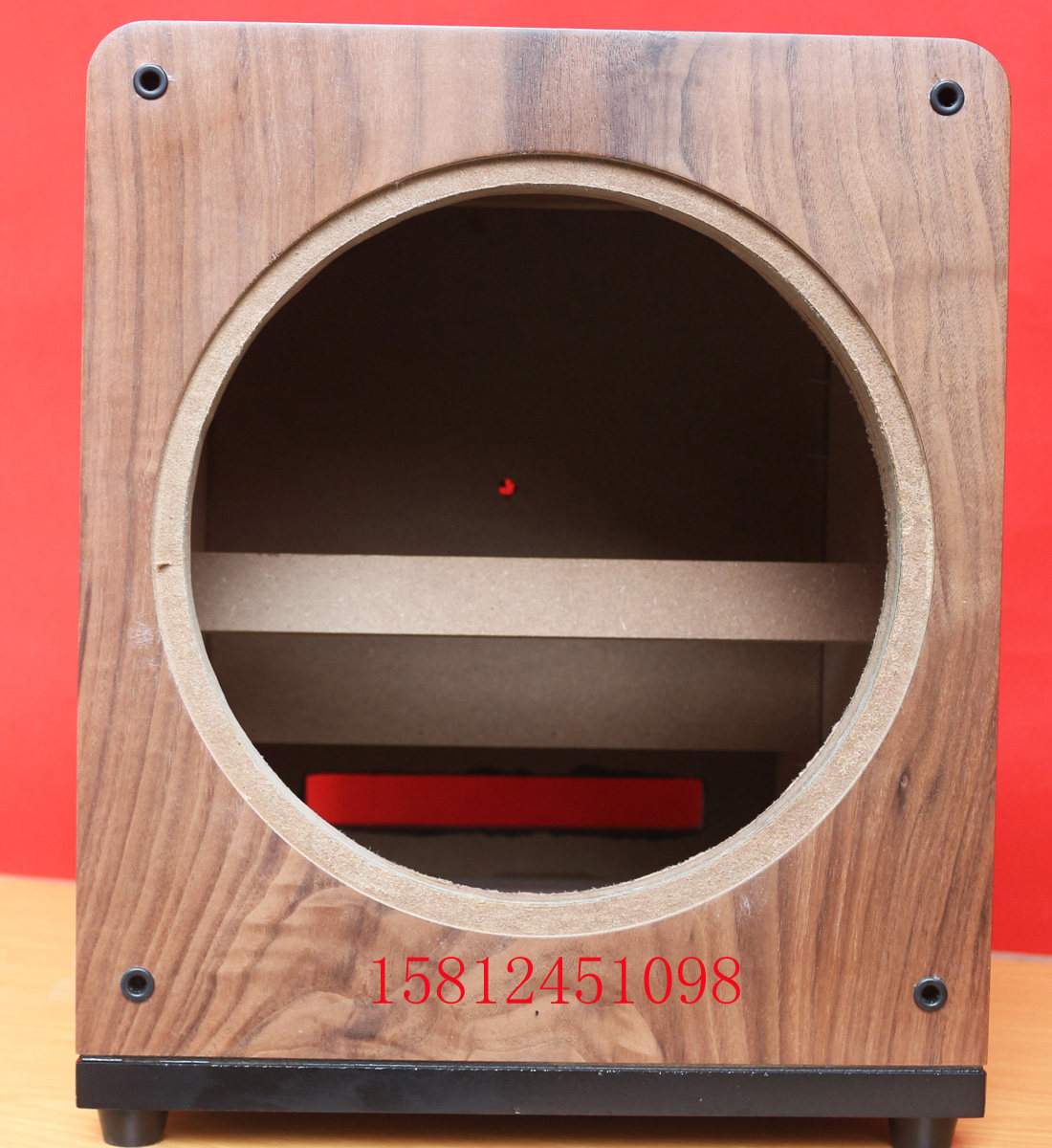 惠威sk12/惠威ss12/惠威k12/12寸无源低音炮黑胡桃木皮音箱空箱