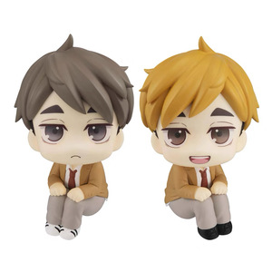 MegaHouse Look Up排球少年Q版手办模型大头宫侑宫治坐姿手办摆件
