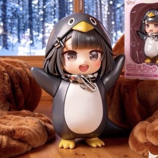 【现货实拍】咕咕嘎嘎小企鹅管理员手办公仔模型摆件玩具生日礼物