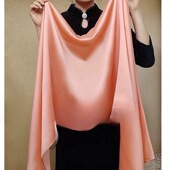 纯色百搭丝巾学生纱巾头巾 围巾单色女春夏缎面仿真丝长款 新款 韩版