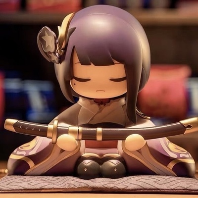 原神周边手办游戏雷神御建鸣神主尊大御所大人像模型车载摆件礼