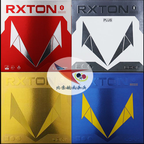 TOP航天乒乓LOKI雷神锐龙1PLUS 3胶皮5球拍反胶套胶彩色粘性RXTON
