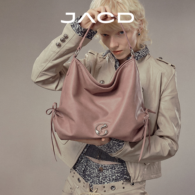 JACD复古大容量水桶包2025新款夏天包包日常通勤百搭托特包斜挎包