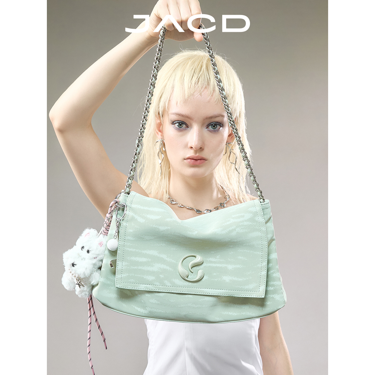 JACD【疗愈系列】高级感托特包包女2025新款潮时尚百搭单肩斜挎包