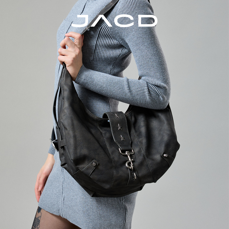 JACD【松松包】废土风托特包女松弛感包包大容量通勤包单肩斜挎包