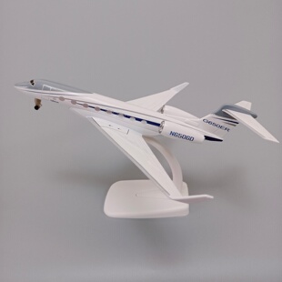 20cm原型机湾流G650ER公务机合金仿真飞机模型金属航模带起落架