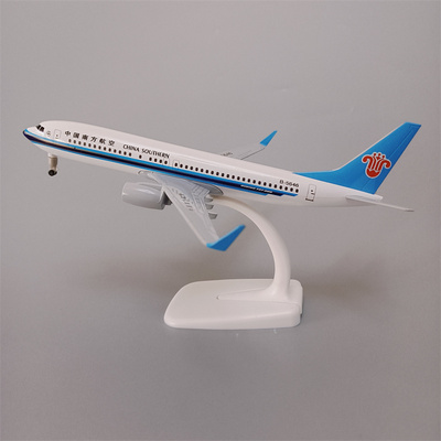 带起落架20cm中国南方航空南航波音B737合金仿真飞机模型金属航模