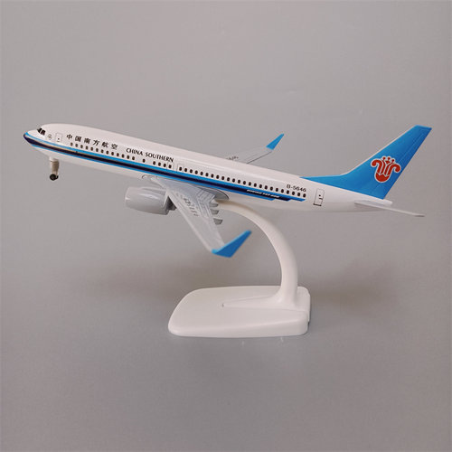 带起落架20cm中国南方航空南航波音B737合金仿真飞机模型金属航模