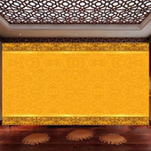 祥云吉祥八宝壁纸藏式 饰画藏佛佛堂壁画 花纹图案墙纸唐卡背景墙装