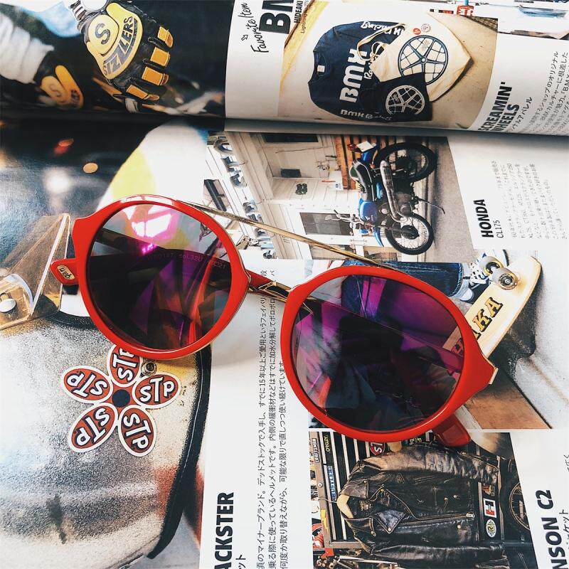 包邮 web 潮流复古平光面板材框架太阳眼墨镜男女ng5571