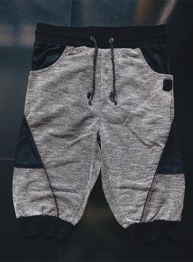 包邮丹麦humor户外风格休闲潮流百搭直筒拼色五分短裤mdk5350