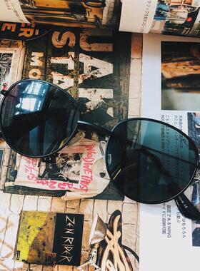 美国hawk包邮美式复古vintage 平光面金属框架太阳眼墨镜hayj882