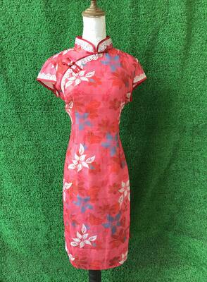 专柜正品 江NZM 82102  春夏款 　苎麻　 旗袍 连衣裙
