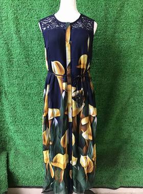 专柜正品 唐CHAO系列　春夏款　70556　长款　旗袍　连衣裙