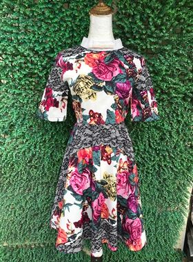 专柜正品新款 　唐CHAO系列　60362　 春夏款　棉　旗袍　连衣裙