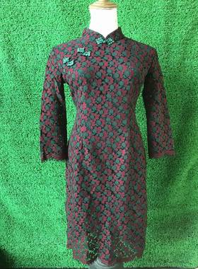 专柜正品 嫣ZR  10763 春秋款 旗袍 连衣裙