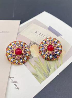 铜合金耳环H116 时尚轻奢气质百搭优雅精致耳环