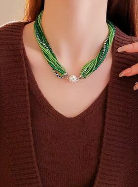 铜合金项链 H218 气质轻奢时尚百搭小众简约精致素款个性项链